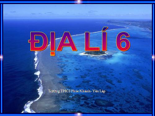 Bài 24. Biển và đại dương