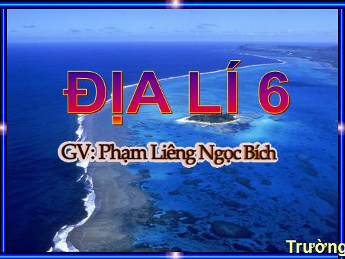 Bài 24. Biển và đại dương