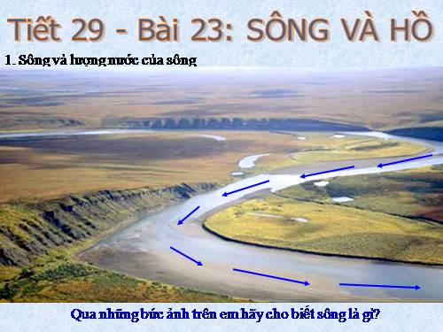 Bài 23. Sông và hồ