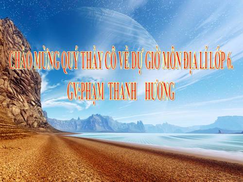 Bài 13. Địa hình bề mặt Trái Đất