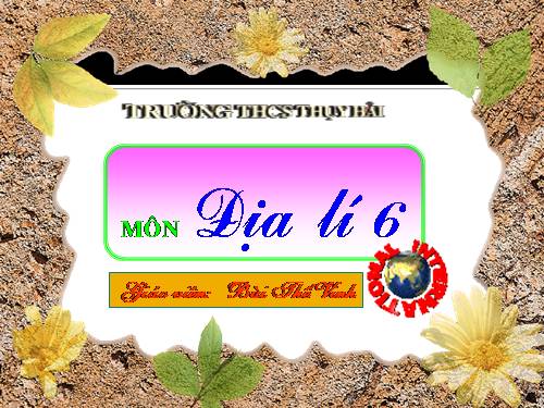 Bài 13. Địa hình bề mặt Trái Đất