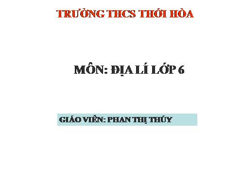 Bài 22. Các đới khí hậu trên Trái Đất