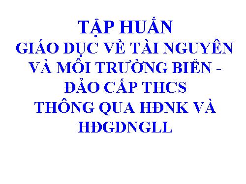 tap huan bien dao 2012