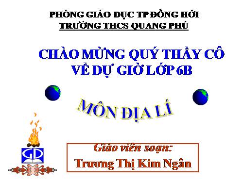 Bài 7. Sự vận động tự quay quanh trục của Trái Đất và các hệ quả