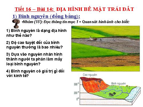 Bài 12. Tác động của nội lực và ngoại lực trong việc hình thành địa hình bề mặt Trái Đất