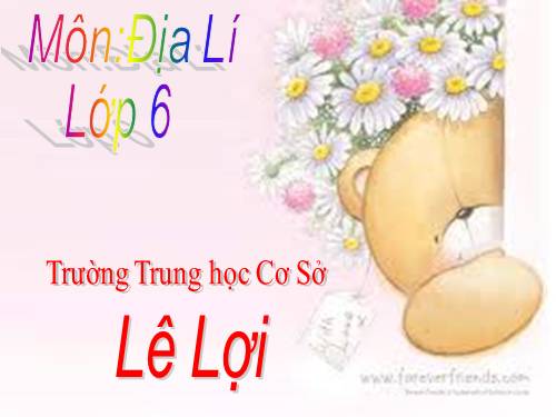 Bài 1. Vị trí, hình dạng và kích thước của Trái Đất