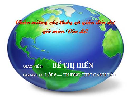 Bài 13. Địa hình bề mặt Trái Đất