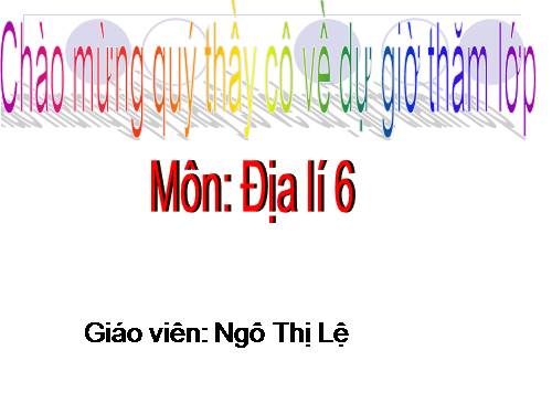 Bài 23. Sông và hồ