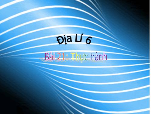 Bài 21. Thực hành : Phân tích biểu đồ nhiệt độ, lượng mưa