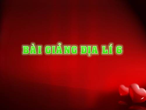 Bài 14. Địa hình bề mặt Trái Đất (tiếp theo)