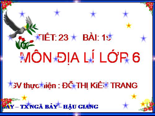 Bài 19. Khí áp và gió trên Trái Đất