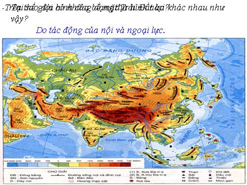 Bài 12. Tác động của nội lực và ngoại lực trong việc hình thành địa hình bề mặt Trái Đất