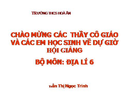 Bài 13. Địa hình bề mặt Trái Đất