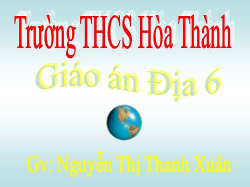 Bài 13. Địa hình bề mặt Trái Đất