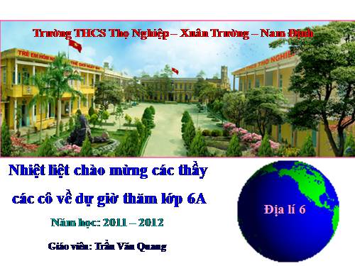 Bài 14. Địa hình bề mặt Trái Đất (tiếp theo)