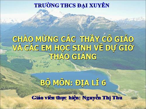 Bài 13. Địa hình bề mặt Trái Đất