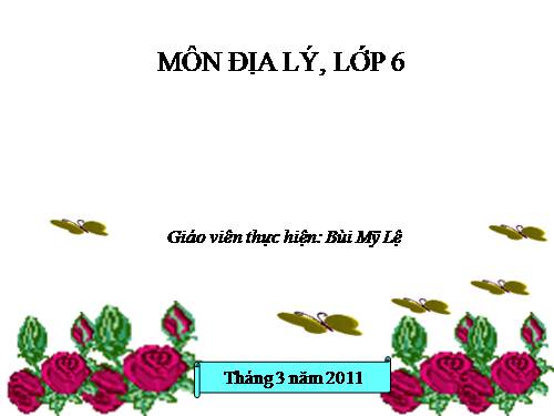 Bài 23. Sông và hồ
