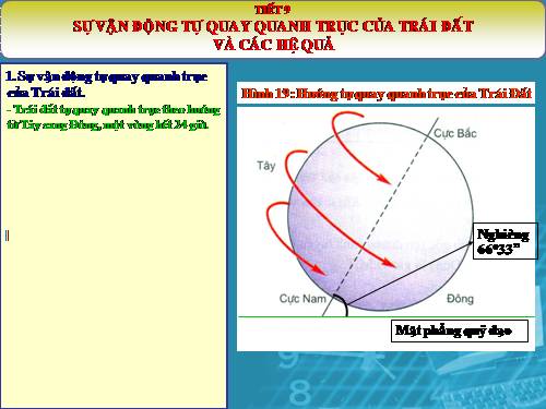 Bài 7. Sự vận động tự quay quanh trục của Trái Đất và các hệ quả