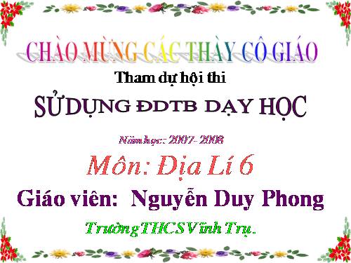 Bài 14. Địa hình bề mặt Trái Đất (tiếp theo)