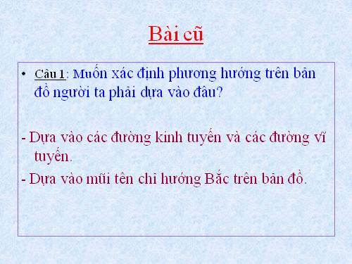 Bài 5. Kí hiệu bản đồ. Cách biểu hiện địa hình trên bản đồ