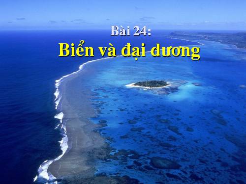 Bài 24. Biển và đại dương