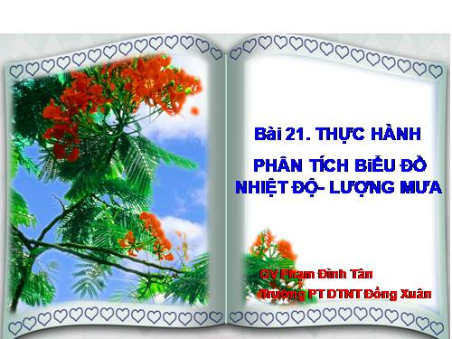 Bài 21. Thực hành : Phân tích biểu đồ nhiệt độ, lượng mưa