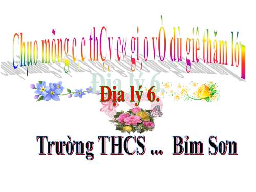 Bài 19. Khí áp và gió trên Trái Đất