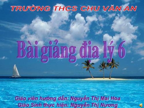 Bài 22. Các đới khí hậu trên Trái Đất