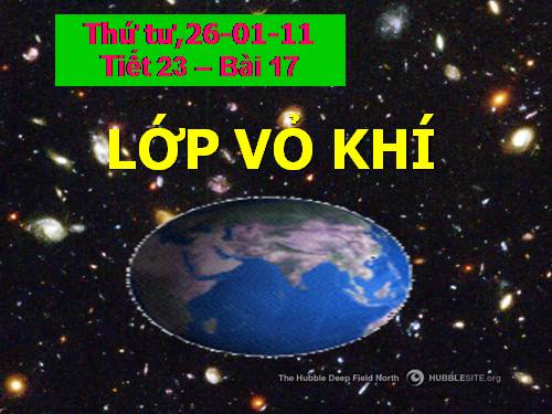 Bài 17. Lớp vỏ khí