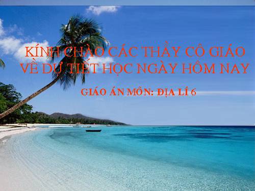 Bài 24. Biển và đại dương