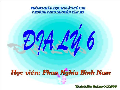 Bài 22. Các đới khí hậu trên Trái Đất