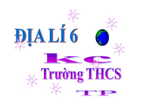 Bài 4. Phương hướng trên bản đồ. Kinh độ, vĩ độ và tọa độ địa lí
