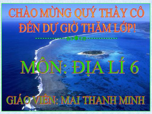Bài 24. Biển và đại dương