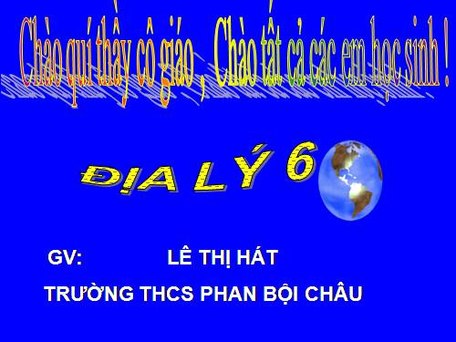 Bài 4. Phương hướng trên bản đồ. Kinh độ, vĩ độ và tọa độ địa lí