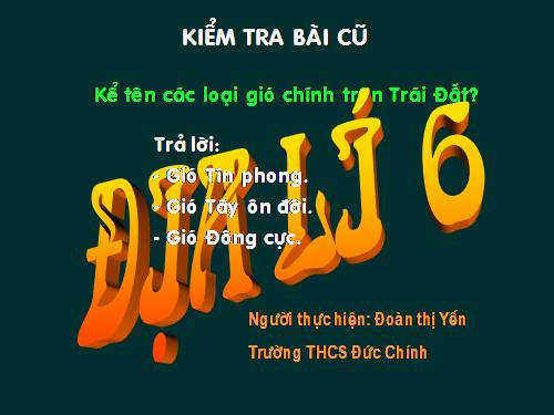 Bài 22. Các đới khí hậu trên Trái Đất