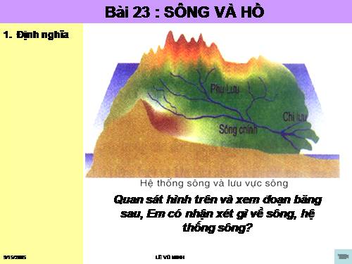 Bài 23. Sông và hồ