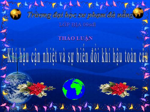 Bài 22. Các đới khí hậu trên Trái Đất