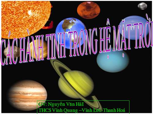 CLIP CHUYỂN ĐỘNG CÁC HÀNH TINH