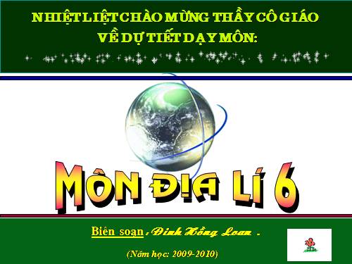 Bài 19. Khí áp và gió trên Trái Đất