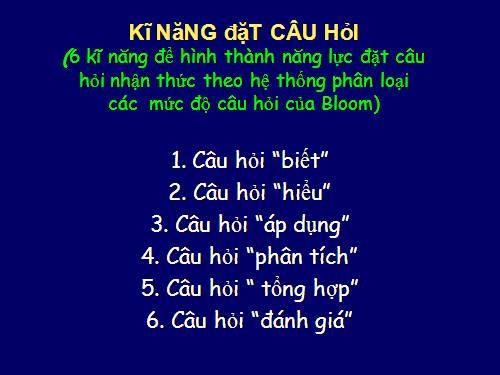 gúp bài đặt câu hỏi khi soạn bài