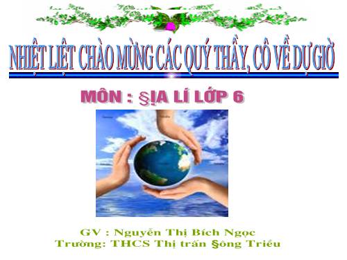 Bài 18. Thời tiết, khí hậu và nhiệt độ không khí