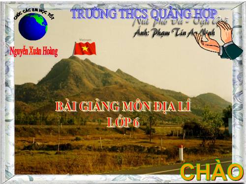 Bài 13. Địa hình bề mặt Trái Đất