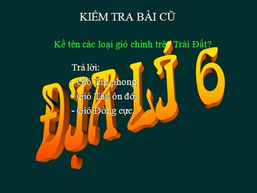 Bài 22. Các đới khí hậu trên Trái Đất
