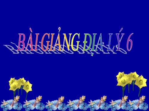 Bài 13. Địa hình bề mặt Trái Đất