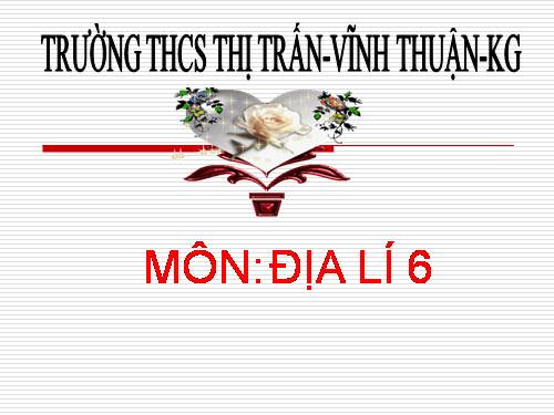 Bài 14. Địa hình bề mặt Trái Đất (tiếp theo)