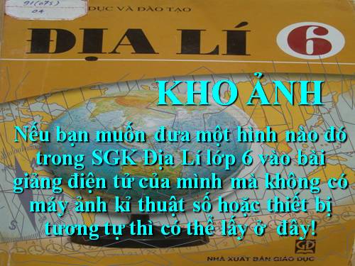 kho ảnh địa lí 6