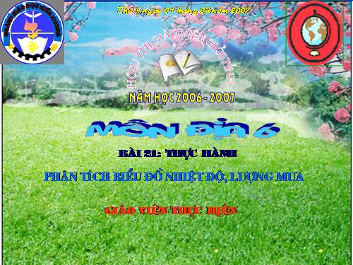 Bài 21. Thực hành : Phân tích biểu đồ nhiệt độ, lượng mưa