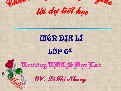Bài 4. Phương hướng trên bản đồ. Kinh độ, vĩ độ và tọa độ địa lí
