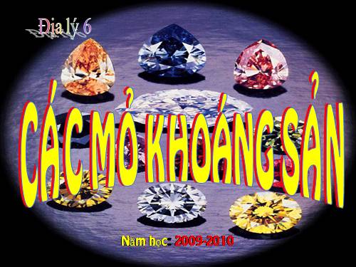 Bài 15. Các mỏ khoáng sản