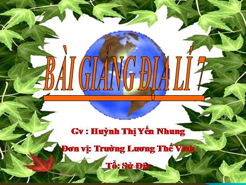 Bài 13. Địa hình bề mặt Trái Đất